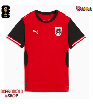 Østrig Hjemmebanetrøje Dame VM 2026 Kort ærmer